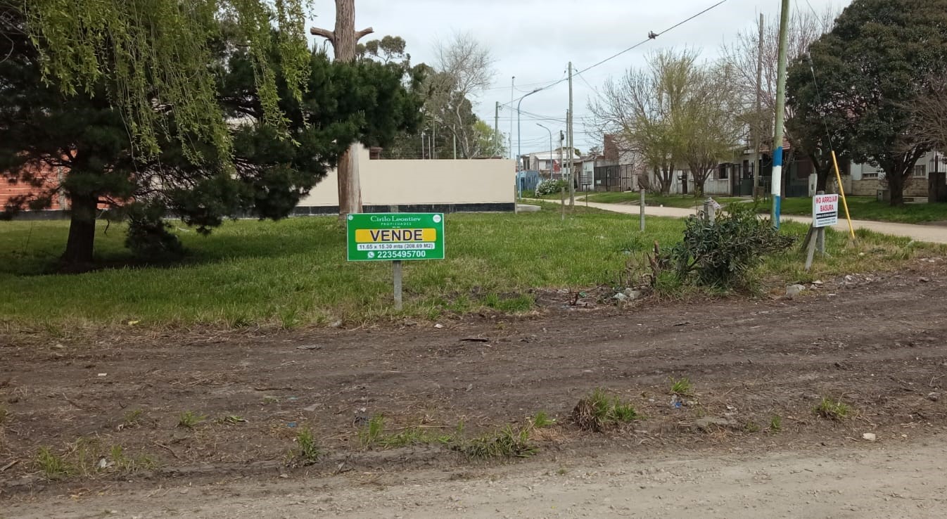 Excelente lote esquina 