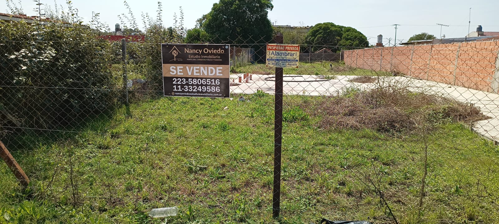 LOTE DE 500 M2 EN FELIX CAMET A 2 CUADRAS DEL MAR