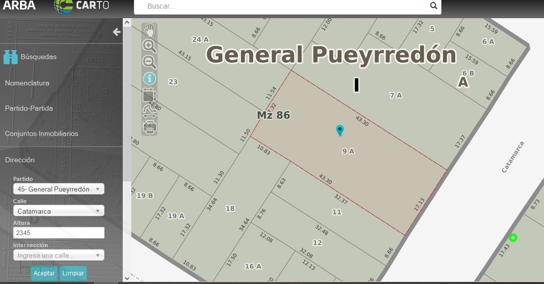 Lote en Plaza Mitre para emprendimientos