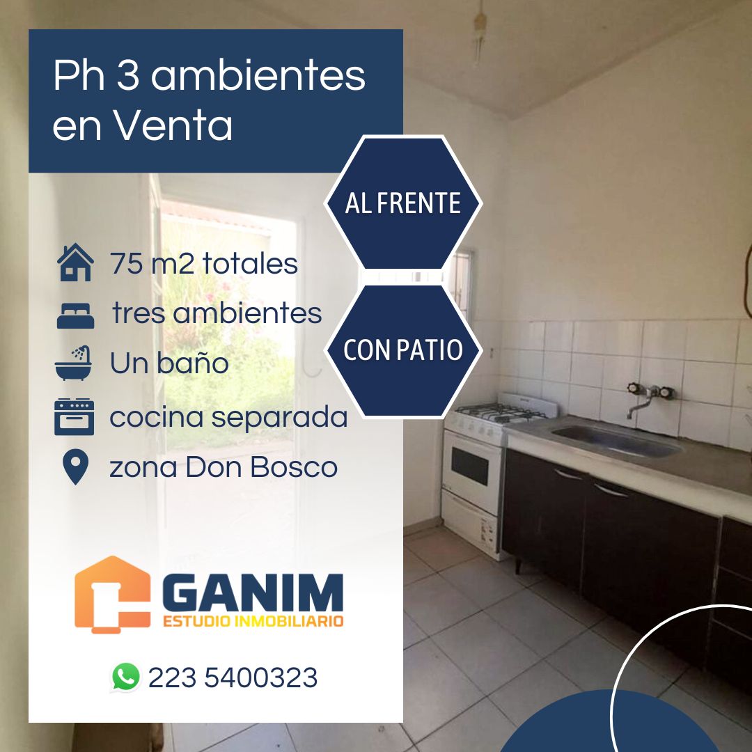 PH 3 ambientes - al frente - Don Bosco
