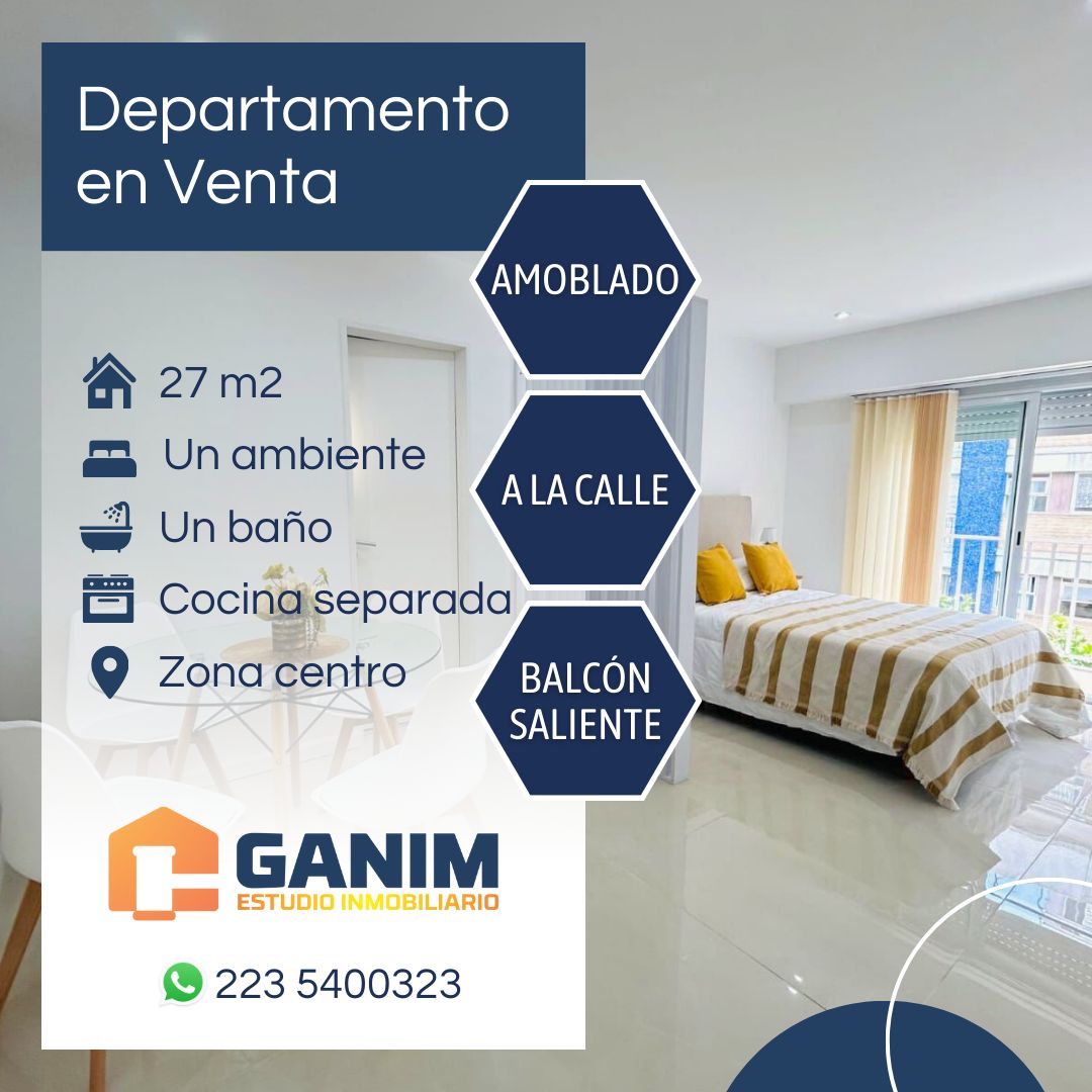Departamento - Frente - Reciclado y Amoblado