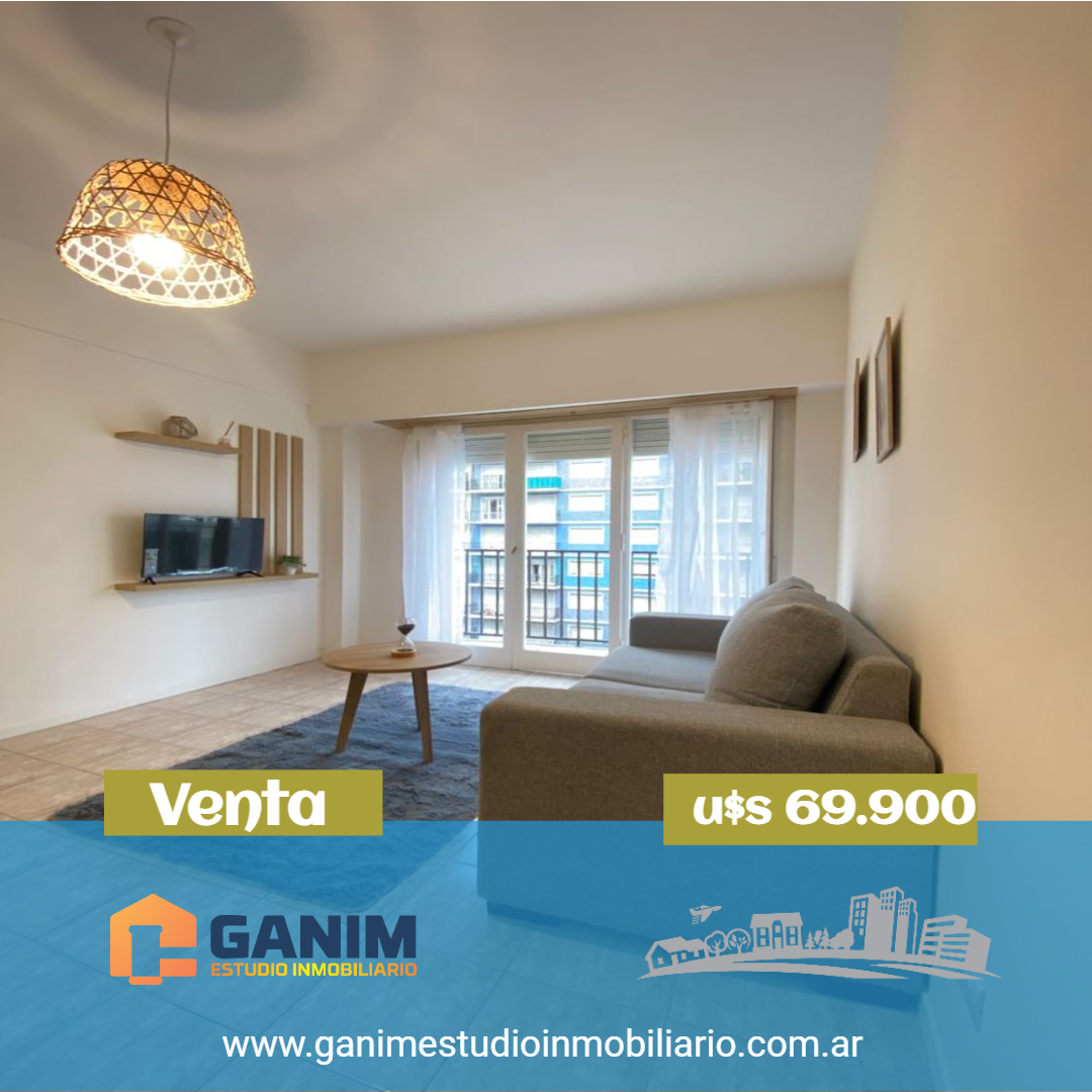 Departamento 2 ambientes al frente - Plaza Colon