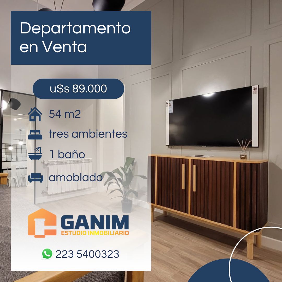 Departamento 3 Ambientes Reciclado P.B Plaza Colon