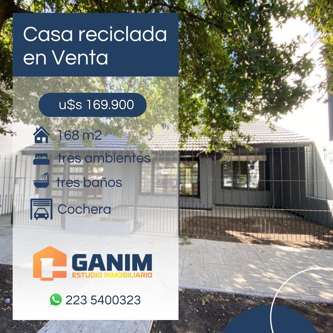 Casa Reciclada - Amoblada  -Los Pinares