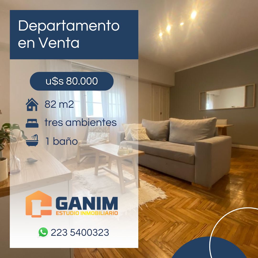 Venta Departamento 3 Ambientes Reciclado Ctfte