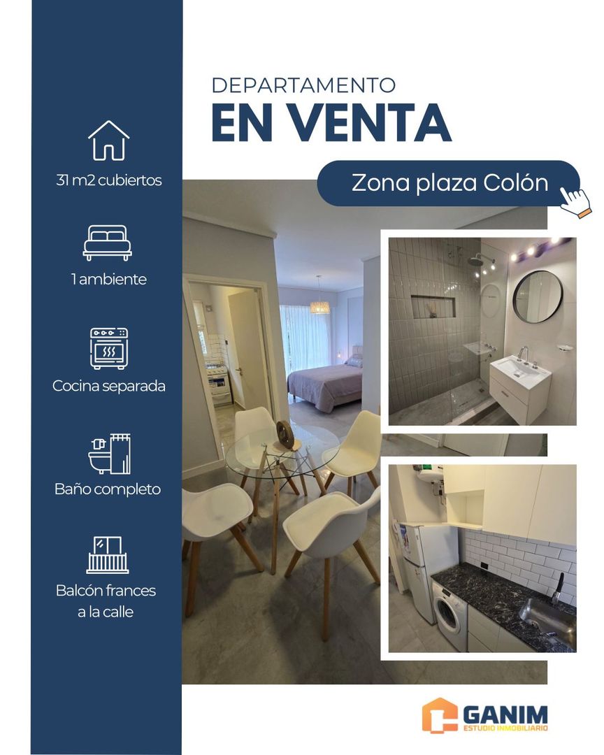 Departamento a la calle balcon frances reciclado