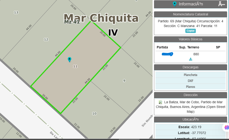 TERRENO EN VENTA LA BALIZA