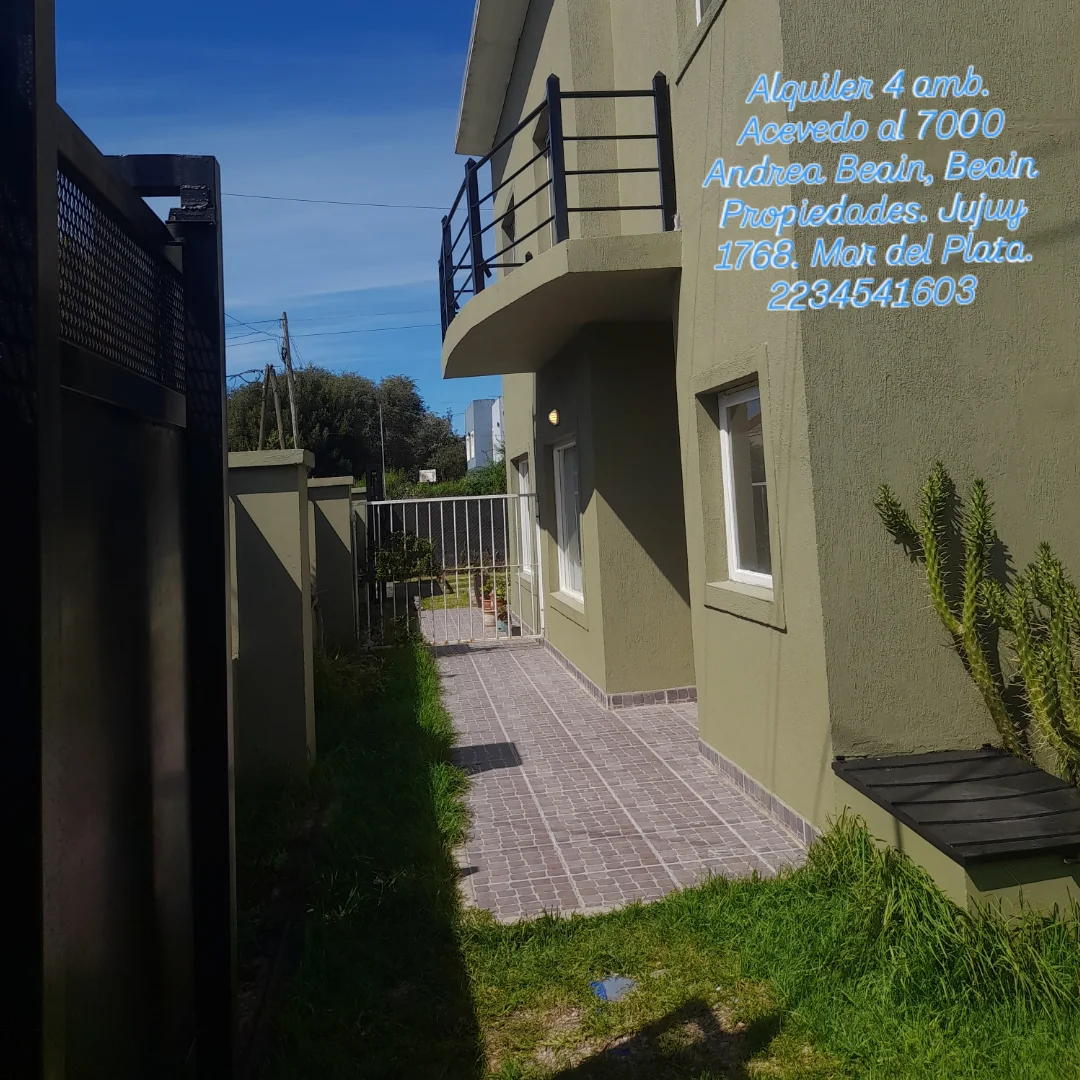 Alq 4 amb con escritorio, garage parrilla