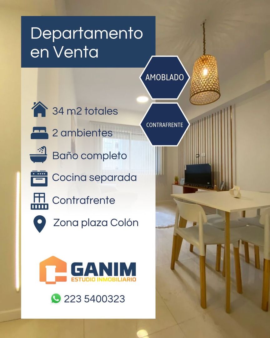 Departamento 2 ambientes - Reciclado Contrafrente