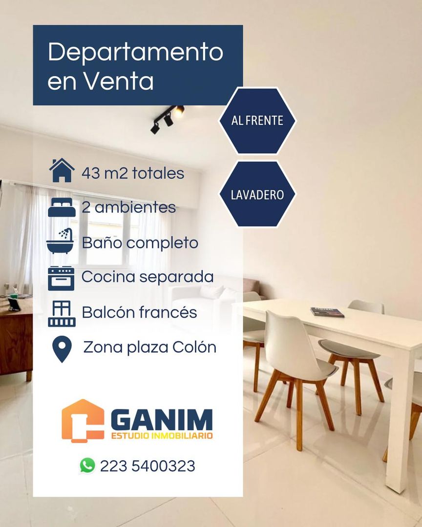 Departamento 2 ambientes a la calle - reciclado