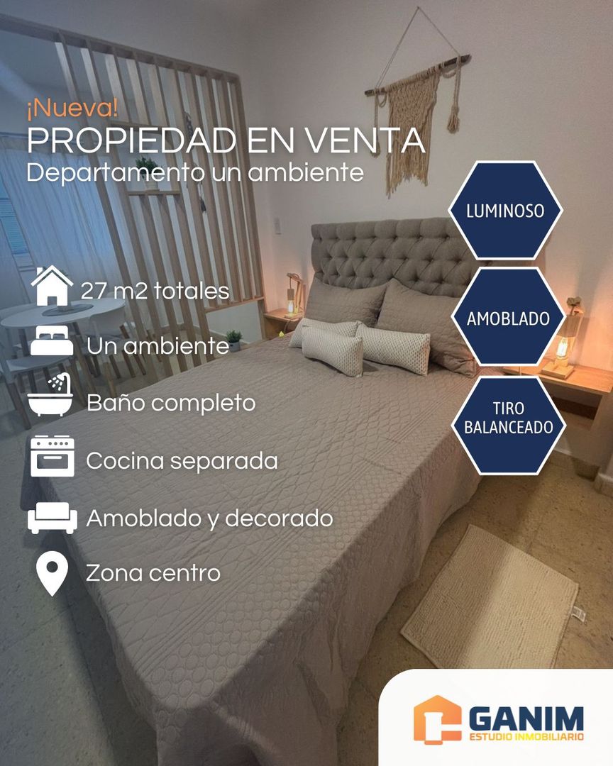 Departamento 1 ambiente reciclado
