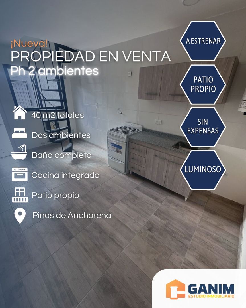 PH en Duplex con patio propio